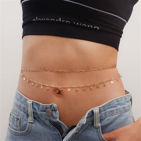 Belly Chain Sexy Body Crystals Waist Female Suit For Women Colored Sto