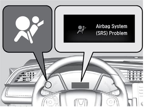 Supplemental Restraint System Srs Indicator