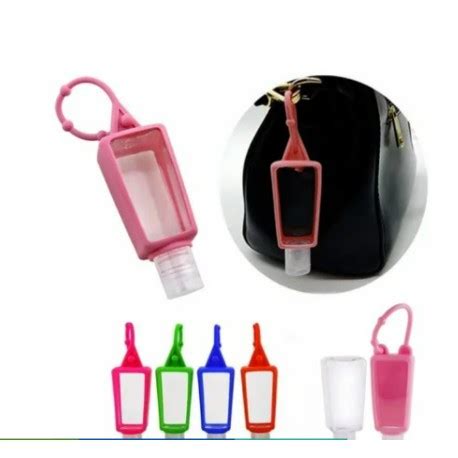 Frasco Porta Alcool Gel Frasco Mochila Chaveiro Silicone Shopee Brasil