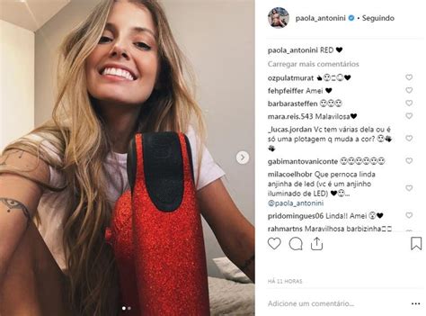 Depois De Suspense Modelo Paola Antonini Revela Nova Cor De Sua Pr Tese