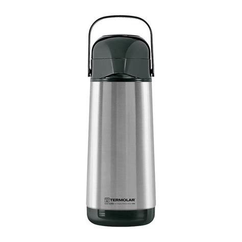 Garrafa Termica De Pressao - Garrafa Térmica de Pressão 1L Termolar Lumina Premium Prata - Garrafa ...