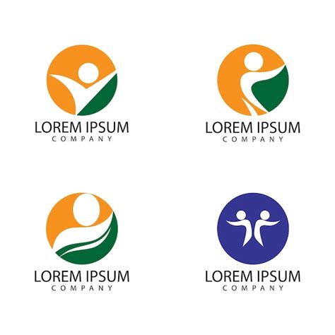 Premium Vector Healthy Life People Logo Template Vector Icon