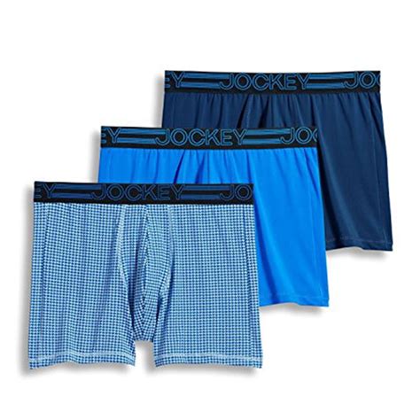 Jockey Men S Underwear Active Microfiber Boxer Brief 3 Pack