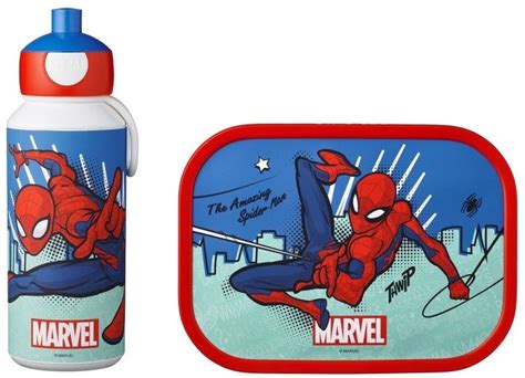 Spiderman Lunchset Broodtrommel Met Pop Up Beker Mepal Kinderwinkel