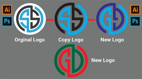 How To Copy Logo Design And Create New Logo Design For Practice Youtube