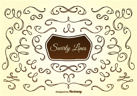 Hand-Drawn Swirly Lines - Download Free Vector Art, Stock Graphics & Images