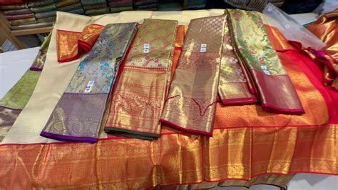 Chickpet Bangalore Wholesale Silk Sarees Single Saree Courier