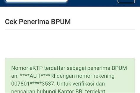 Akses Link Eform Bri Co Id Untuk Cek Penerima BPUM 2022 Online Agar