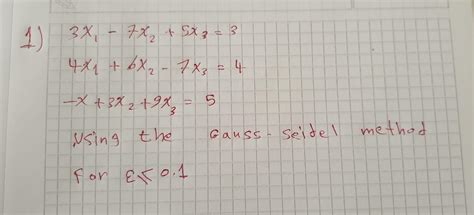 Solved 1 3x 7x₂ 5x 3 4x1 6x2 7x3 4 X 3x2 9x