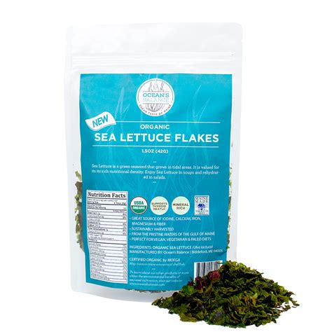 Organic Leaf Sea Lettuce Flakes