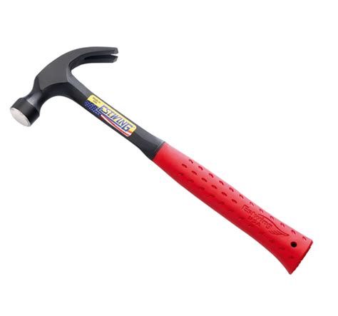 Estwing Curved Claw Hammer Red Vinyl Grip G Oz The Roofing