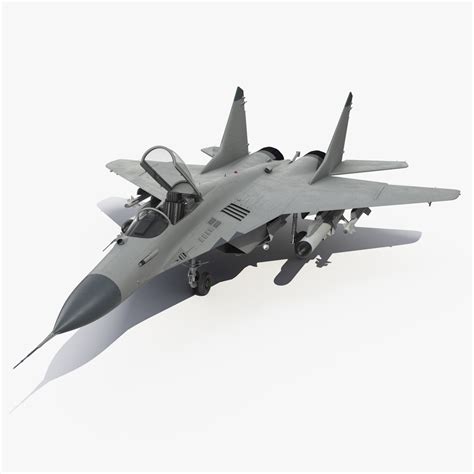 Mig 29 Fighter Aircraft With Armament Rigged 3d Model 199 Max Free3d