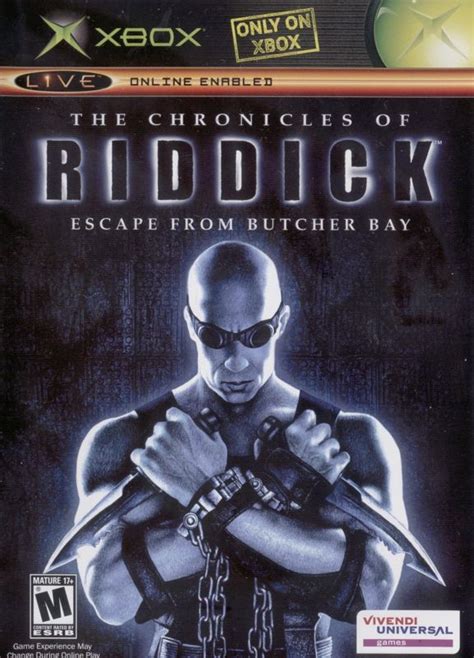 The Chronicles Of Riddick Escape From Butcher Bay 2004 Xbox Box