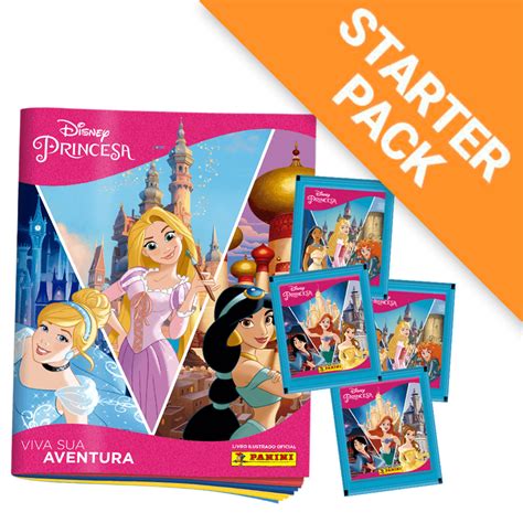 Starter Pack Disney Princesa 2021 Livro Ilustrado Capa Cartão 40