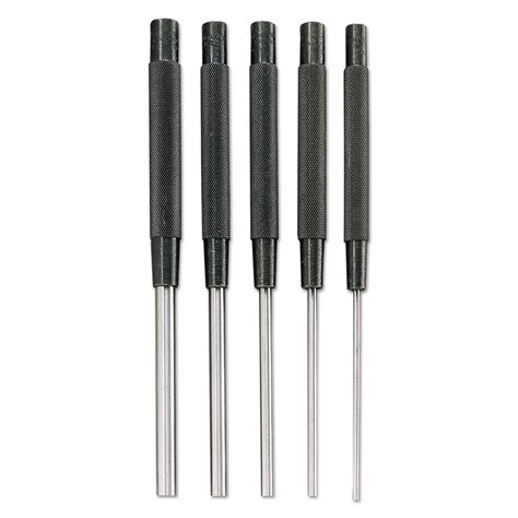 General Tools 5 Pc Extra Long Drive Pin Punch Sets Round English