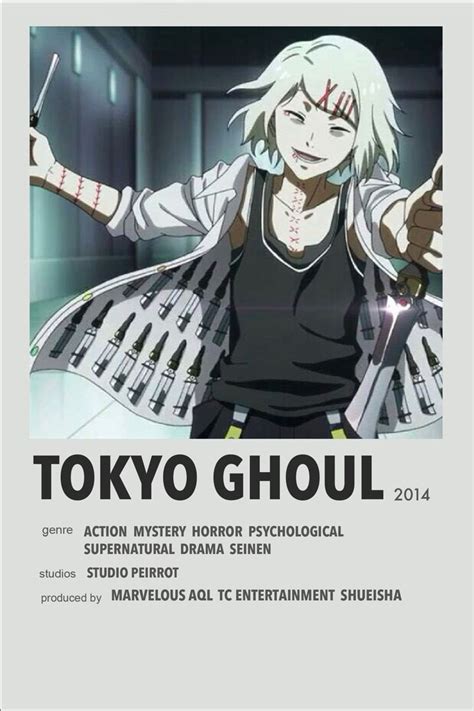 Tokyo ghoul anime poster | Tokyo ghoul, Anime printables, Anime shows