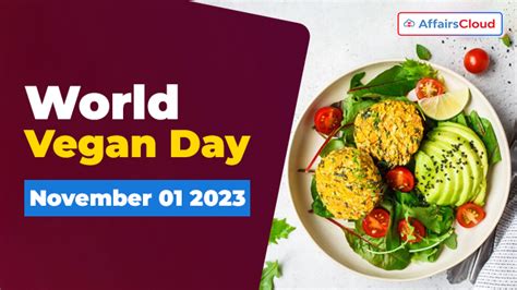 World Vegan Day 2023 November 01