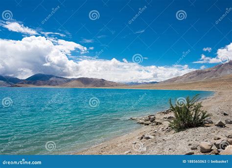 Pangong Lake View From Between Kakstet And Chushul In Ladakh Jammu And