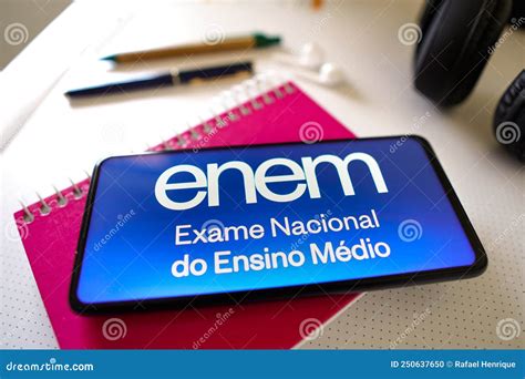 July Brazil In This Photo Illustration The Exame Nacional Do