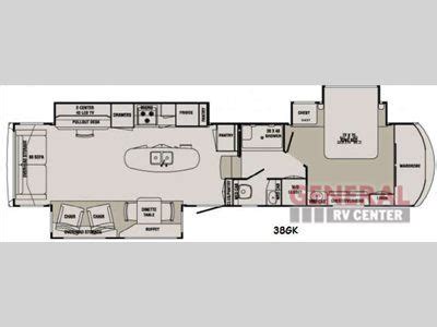 Floorplan Redwood Rv Redwood Gk Rv Fifth Wheel Floor Plans