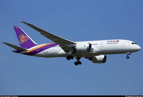 HS TQE Thai Airways International Boeing 787 8 Dreamliner Photo By