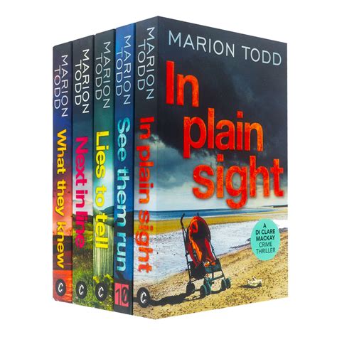 Detective Clare Mackay Series Collection 5 Books Set by Marion Todd by ...