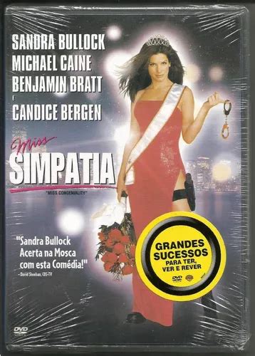 Dvd Miss Simpatia Sandra Bullock Lacrado Original Entrega Gr Tis