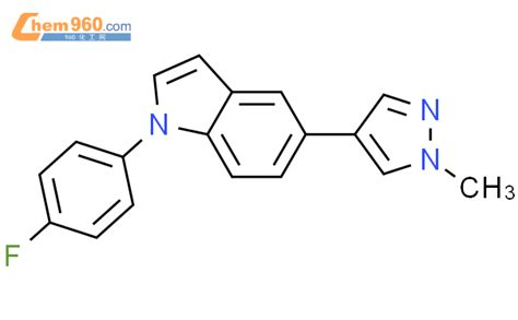 243467 79 01 4 氟苯基 5 1 甲基吡唑 4 基 1h 吲哚化学式、结构式、分子式、mol 960化工网
