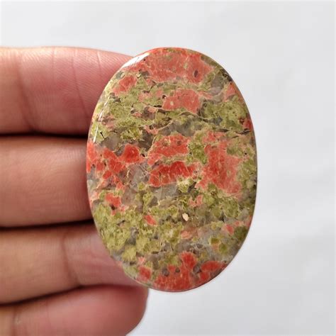 Rare Quality Unakite Gemstone/unakite Cabochon Crystal Stone/unakite ...