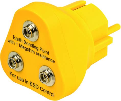 earth bonding plug studs esd shop