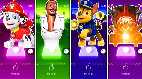 Paw Patrol Marshall Vs Skibidi Toilet Vs Chase Vs Choo Choo Charles