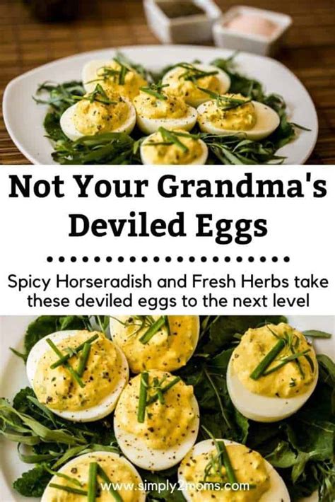 Not Your Mama's Deviled Eggs | Keto Horseradish Deviled Egg Recipe