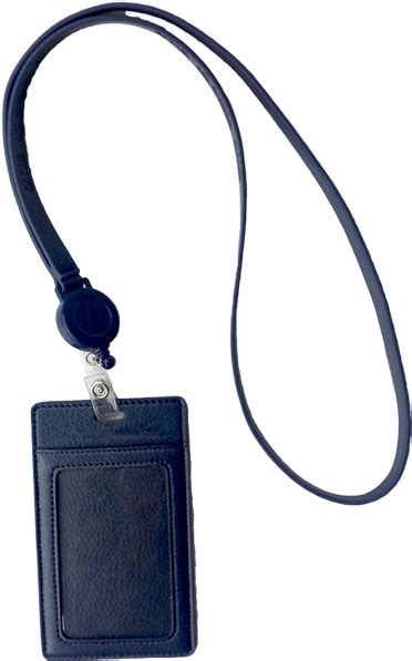 Corporate Id Holder With Lanyard Clear Pvc Window On Lanyard Card