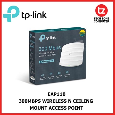 Tp Link Eap 110 300mbps Wireless N Ceiling Mount Access Point