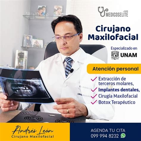 Dr Andrés León Cirugía Oral Maxilofacial Quito