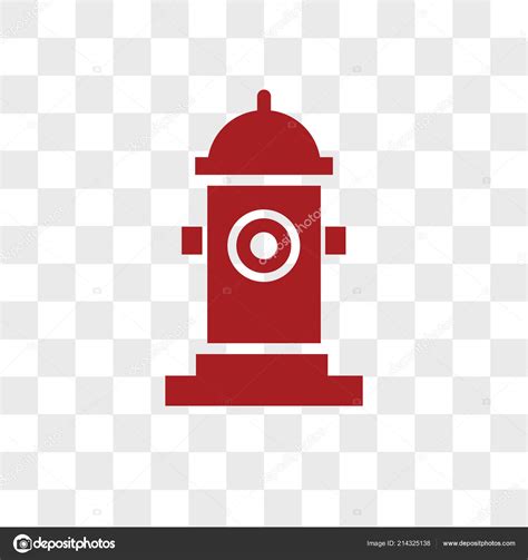 Fire Hydrant Vector Icon Isolated On Transparent Background Fir ⬇