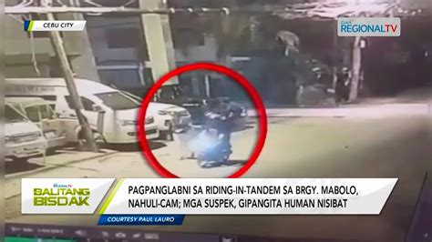 Balitang Bisdak Pagpanglabni Sa Riding In Tandem Nahuli Cam Youtube