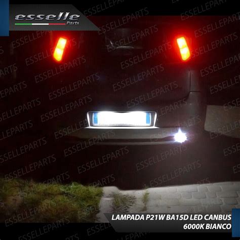 Lampada Retromarcia Led P W Ba S Canbus Per Fiat Grande Punto