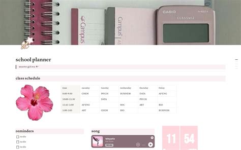 School Planner Template by debe | Notion Marketplace