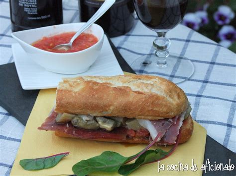 La Cocina De Aficionado Bocadillo De Boletus Confitados Y Jam N Ib Rico