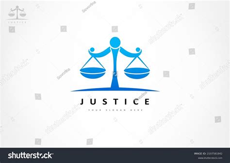 Scales Justice Logo Vector Design Stock Vector (Royalty Free) 2107581842 | Shutterstock