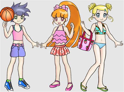 Powerpuff Girls Z Blossom And Bubbles