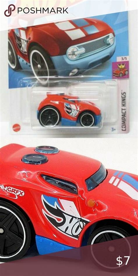 Sleek And Stylish 2022 Hot Wheels Rocket Box Compact Kings Red
