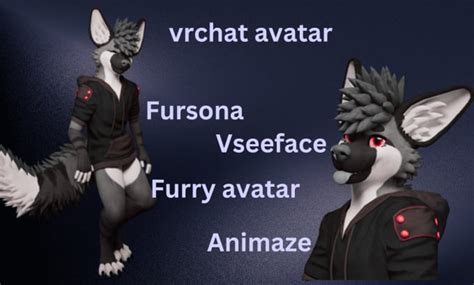 Create Custom Vrchat Avatar Furry Avatar Vseeface Vtuber D Model