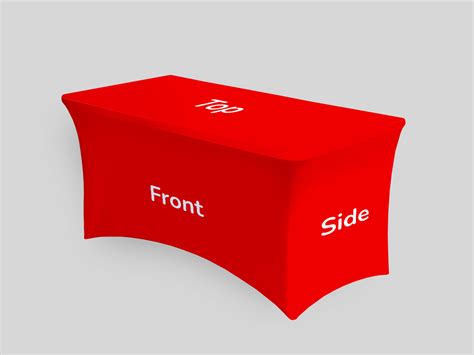 Free Stretch Tablecloth Mockup Raddy