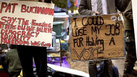 Occupy Wall Street Protest’s Deliberate Use of Messy Signs