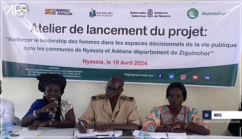 Senegal Societe Genre Ziguinchor Un Projet De Renforcement Du