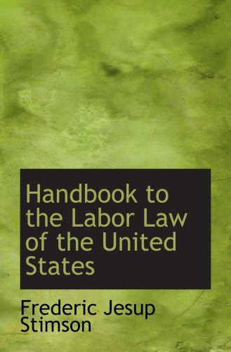 『handbook To The Labor Law Of The United States』｜感想・レビュー 読書メーター