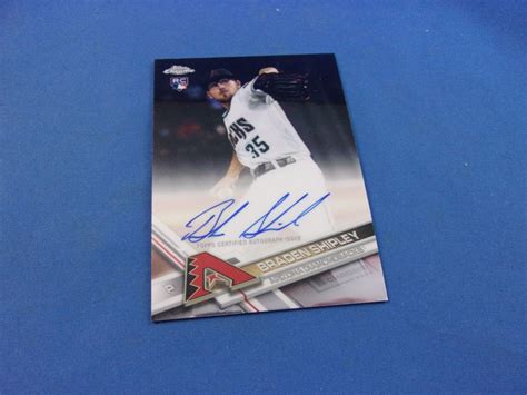 Braden Shipley Bowman Chrome Rc Rookie Autograph Ra Bs Auto Ebay