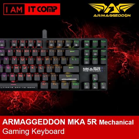 Armaggeddon Mka R Enterprise Tkl Rgb Falcon Mechanical Switches Gaming